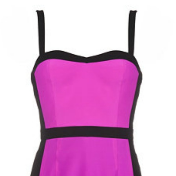 Jay Godfrey Colorblock Cocktail Dress - Picture 2 of 5
